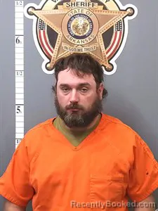 Mugshot of Jacob Ty Kendrick booked in Van Buren County, Arkansas on March 31, 2026