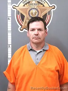 Mugshot of Jason OWENS DENNISON booked in Van Buren County, Arkansas on April 1, 2026