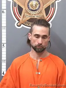 Mugshot of Michael LOGAN JACOBS booked in Van Buren County, Arkansas on April 6, 2026