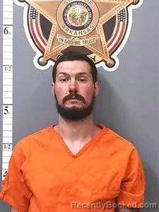 Mugshot of Zachory Derrick Byers booked in Van Buren County, Arkansas on April 7, 2026