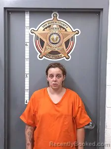 Mugshot of Samantha Jane Tabor booked in Van Buren County, Arkansas on April 17, 2026