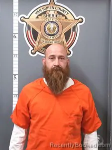 Mugshot of Scott DAVID MIZE booked in Van Buren County, Arkansas on April 18, 2026