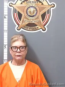 Mugshot of Kara Louise Parks booked in Van Buren County, Arkansas on April 20, 2026