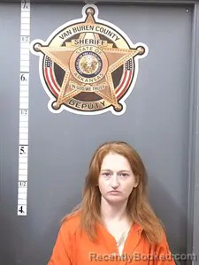 Mugshot of Carol LADONNA NEWTON booked in Van Buren County, Arkansas on April 28, 2026
