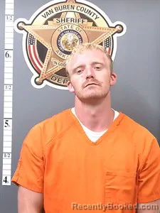 Mugshot of Kindle MORGAN MOORE booked in Van Buren County, Arkansas on April 28, 2026