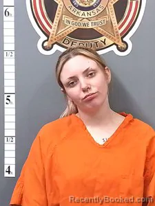 Mugshot of Alexis Brooke Cornelius booked in Van Buren County, Arkansas on May 9, 2026
