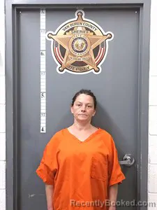 Mugshot of Christina MAE PEARSON booked in Van Buren County, Arkansas on May 16, 2026