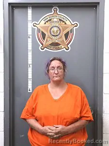 Mugshot of Amy MAITZEN booked in Van Buren County, Arkansas on May 19, 2026
