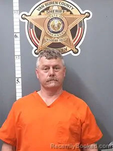 Mugshot of Charles MONROE EPLEY booked in Van Buren County, Arkansas on May 20, 2026
