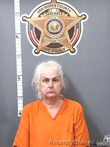 Mugshot of Loraine Michele Mooring booked in Van Buren County, Arkansas on May 20, 2026