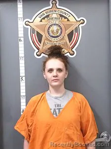 Mugshot of Bryna Drew booked in Van Buren County, Arkansas on May 21, 2026