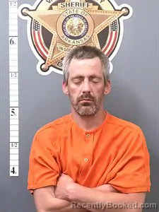 Mugshot of Jeffrey CHARLES LANE booked in Van Buren County, Arkansas on June 9, 2026