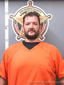 Mugshot of Joshua Dean Phipps booked in Van Buren County, Arkansas on June 10, 2026