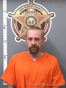 Mugshot of Mattew Hadley Bullock booked in Van Buren County, Arkansas on June 13, 2026