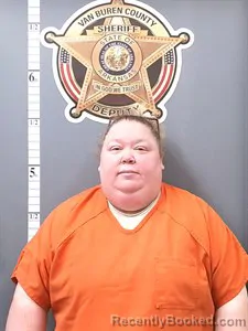 Mugshot of Jodi Taylor booked in Van Buren County, Arkansas on June 15, 2026