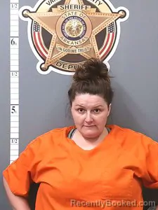 Mugshot of Heather Nicole Rodriguez booked in Van Buren County, Arkansas on June 18, 2026