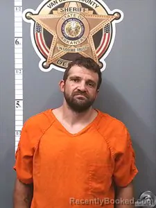 Mugshot of Kyle EDWARD MURRAY booked in Van Buren County, Arkansas on June 27, 2026