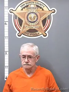 Mugshot of Varnell Johnson booked in Van Buren County, Arkansas on July 1, 2026