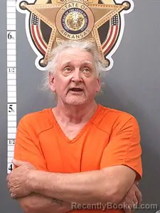 Mugshot of Donald E Scott booked in Van Buren County, Arkansas on July 2, 2026