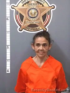 Mugshot of Darlene MARIE REYNOLDS-TREAT booked in Van Buren County, Arkansas on July 6, 2026