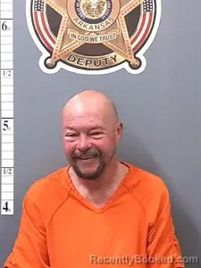 Mugshot of Reuben Phillip Mccrary booked in Van Buren County, Arkansas on July 10, 2026
