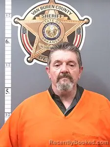 Mugshot of Jesse E BERRY booked in Van Buren County, Arkansas on July 13, 2026