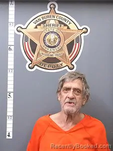 Mugshot of Mark Lloyd Freeman booked in Van Buren County, Arkansas on August 4, 2026