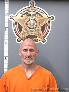 Mugshot of Jeremy James Jaehn booked in Van Buren County, Arkansas on August 4, 2026
