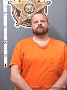 Mugshot of Ruston Phillips booked in Van Buren County, Arkansas on September 3, 2026