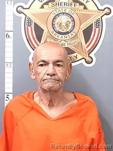 Mugshot of William Otterpohl booked in Van Buren County, Arkansas on October 2, 2026