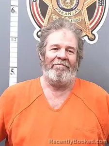 Mugshot of Michael James Oltmanns booked in Van Buren County, Arkansas on October 23, 2026