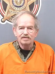 Mugshot of Charles Luther Gann booked in Van Buren County, Arkansas on October 24, 2026