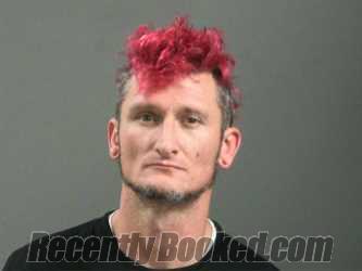 Booking photo from Washington County, Arkansas