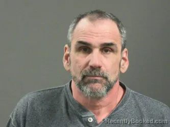 Mugshot of James Shomaker booked in Washington County, Arkansas on March 16, 2026