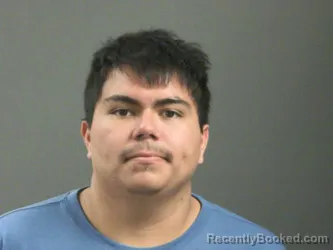 Mugshot of David Renderos booked in Washington County, Arkansas on March 18, 2026