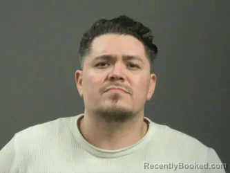 Mugshot of Moises Argueta-Sandoval booked in Washington County, Arkansas on March 20, 2026