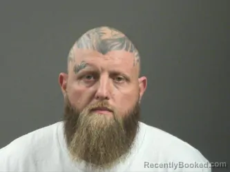 Mugshot of Nicholas Eberley booked in Washington County, Arkansas on March 24, 2026