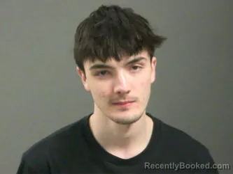 Mugshot of Evan Pense booked in Washington County, Arkansas on March 29, 2026