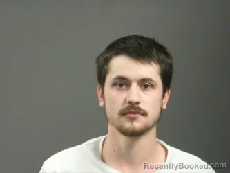 Mugshot of Evan Wheat booked in Washington County, Arkansas on April 3, 2026