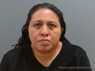 Mugshot of Ana Sales Paz De Garcias booked in Washington County, Arkansas on May 19, 2026
