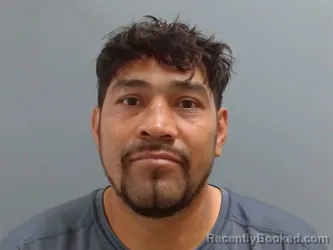 Mugshot of Osmar Lopez-Mendez booked in Washington County, Arkansas on July 12, 2026