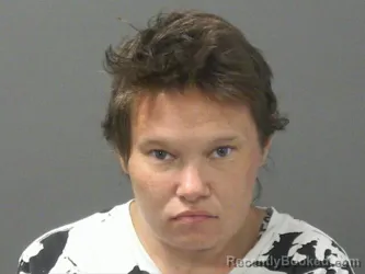 Mugshot of Chyna Robertson booked in Washington County, Arkansas on August 6, 2026