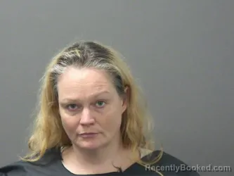 Mugshot of Amber Sheehan booked in Washington County, Arkansas on August 6, 2026