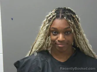 Mugshot of Samaria Hall booked in Washington County, Arkansas on August 9, 2026