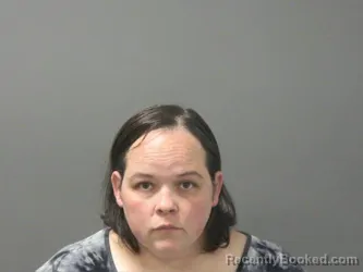 Mugshot of Larissa Santell booked in Washington County, Arkansas on August 10, 2026