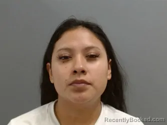 Mugshot of Celestina Alvarenga Aquino booked in Washington County, Arkansas on August 16, 2026