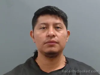 Mugshot of Adilson Valencia-Ceren booked in Washington County, Arkansas on October 12, 2026