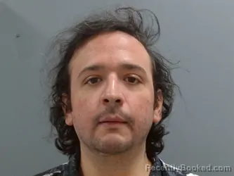 Mugshot of Benjamin Thomas booked in Washington County, Arkansas on October 13, 2026
