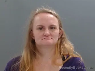 Mugshot of Ashley Bensley booked in Washington County, Arkansas on October 21, 2026