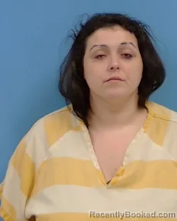 Mugshot of Allie Dawn Whittaker booked in White County, Arkansas on April 14, 2026